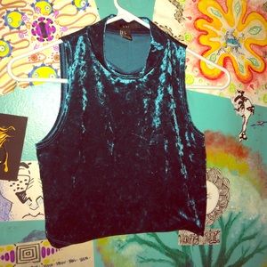 •••ON HOLD••• 🔮Turquoise Forever 21 crop top💎