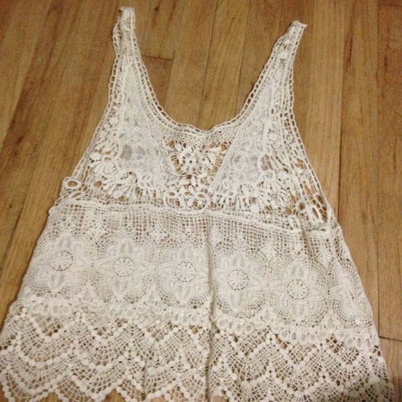 Free people lace tank top
