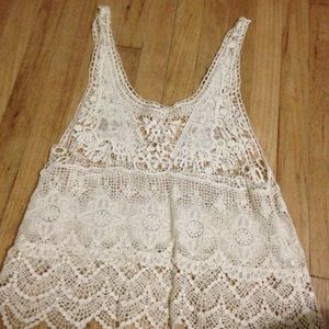 Free people lace tank top