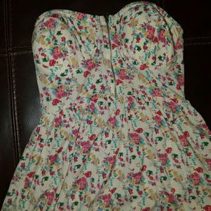 Floral high low dress