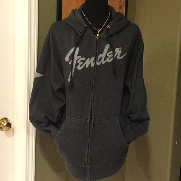 fender zip up hoodie