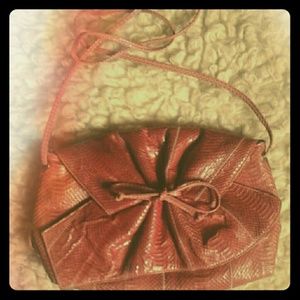 Carlos Falchi Style Snakeskin Cross Body Bag