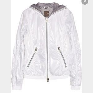 Duvetica “Acanto” white windbreaker