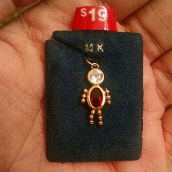 14 k July pendent - Picture 2 of 3