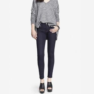 EXPRESS Dark Stella Skinny Jeans