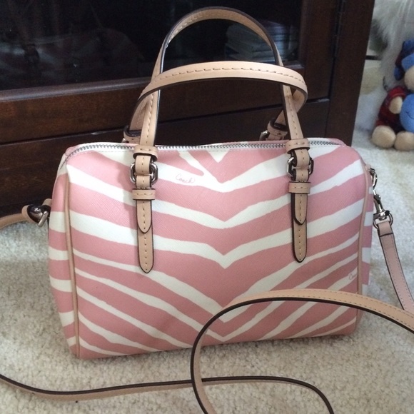 Authentic coach animal print Bennett mini satchel - Picture 4 of 4