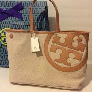 Brand new Tory Burch Canvas Tote