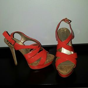 Jessica simpson Bright pink high heel
