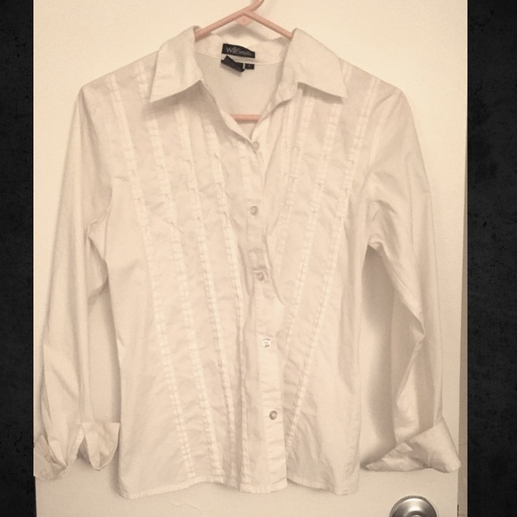 White Collared Blouse - Picture 1 of 1