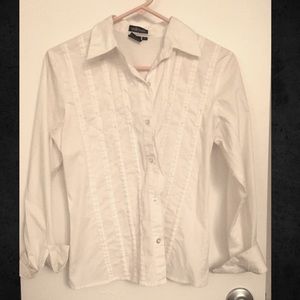 White Collared Blouse