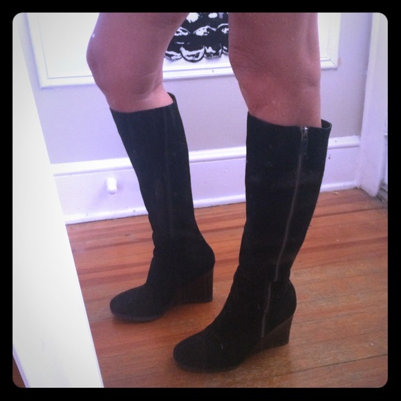 Black Franco Sarto boots