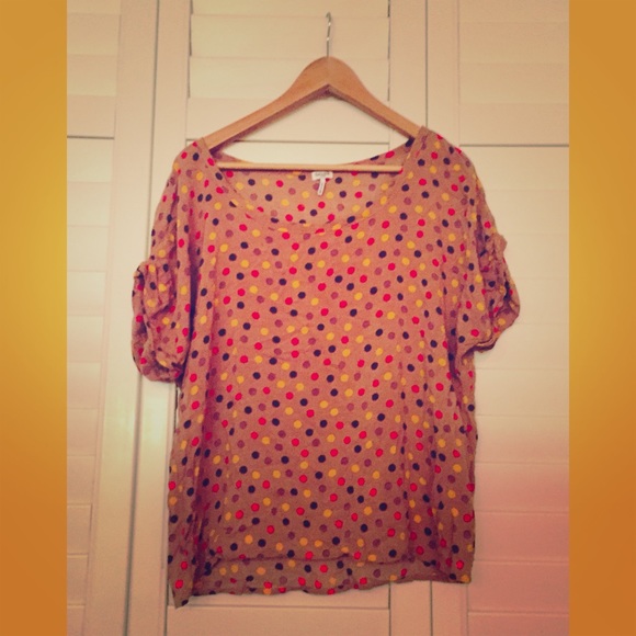 Splendid Polka Dot Top - Picture 1 of 3