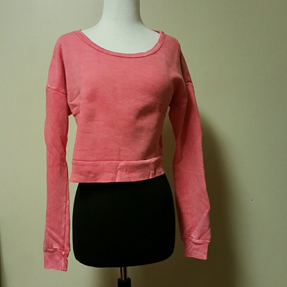 Fleece BP crop top sweater
