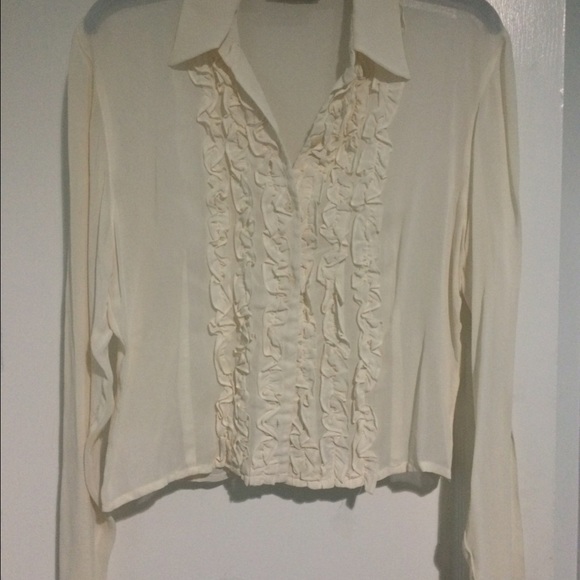 Bebe ruffle top / blouse