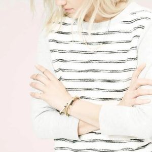 Lou & Grey Striped Painter Crewneck Sweatshirt