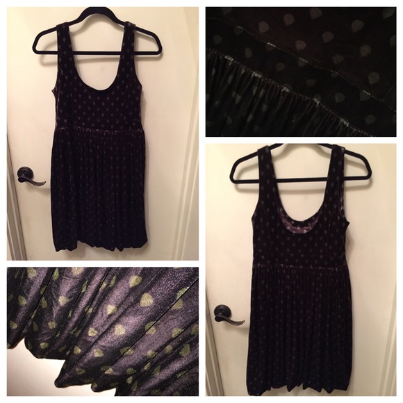 Vintage velvet bubble dress