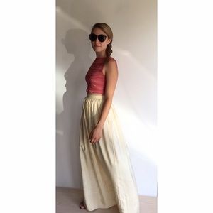 Vintage skirt and crop top