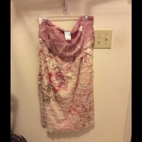 Maurice's strapless ruffle dress