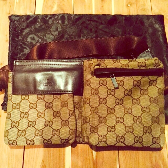 Gucci Handbags - Priced to sell! Auth Gucci belt bag with dust bag