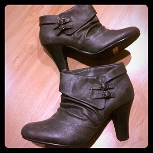 Madden Girl Booties- gray. U.S. size 7