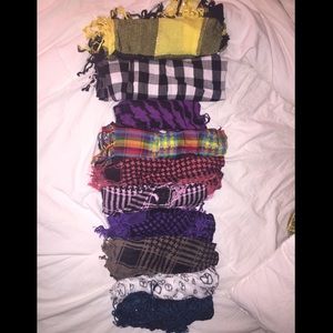 Bundle of 10 assorted scarves