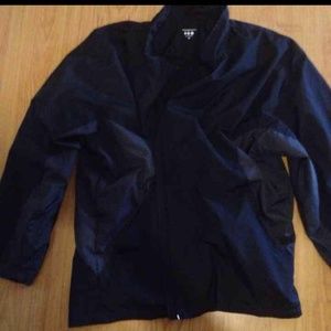 Pro spirit black windbreaker jacket xxl