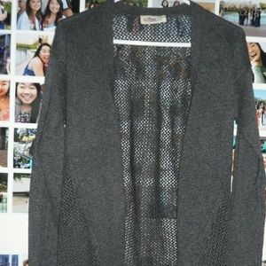 Hollister dark gray cardigan