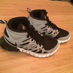 Nike high top trainers - reflective