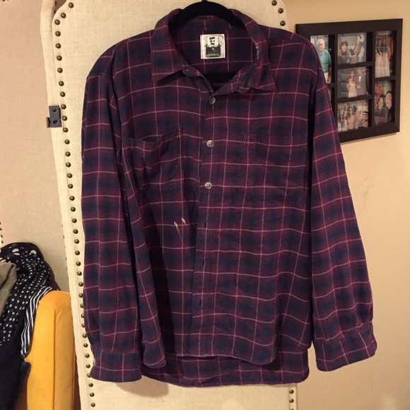 Furst of a Kind vintage open back flannel