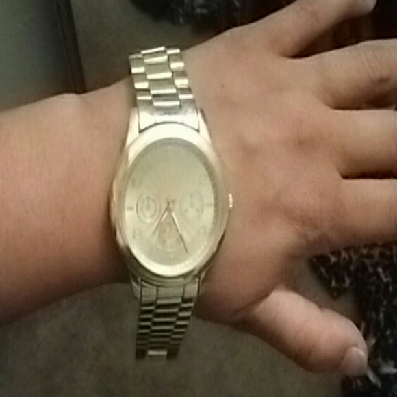 Gold plated watch