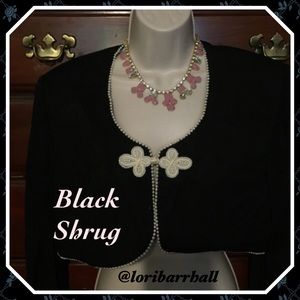 Elegant Black Shrug size 14