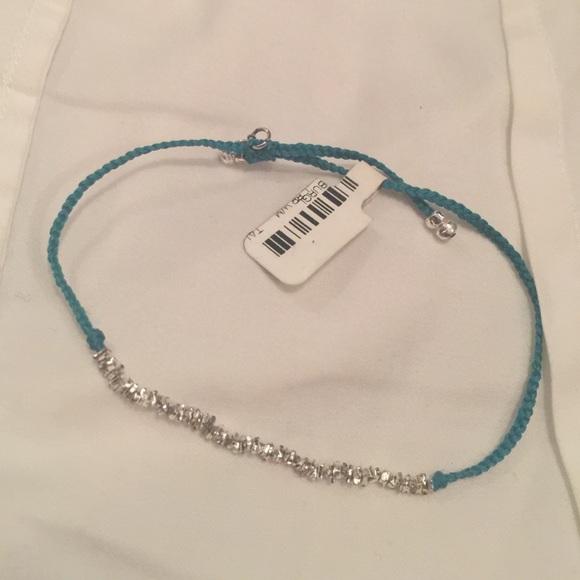Turquoise and silver fun bracelet!  Make an offer!