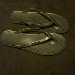 Authentic Coach flip flops