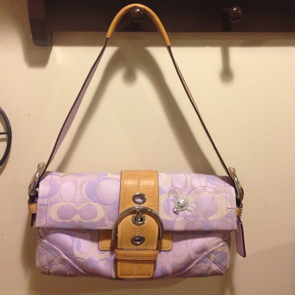 Coach signature bag, lilac