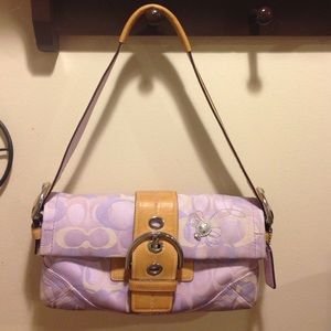 Coach signature bag, lilac