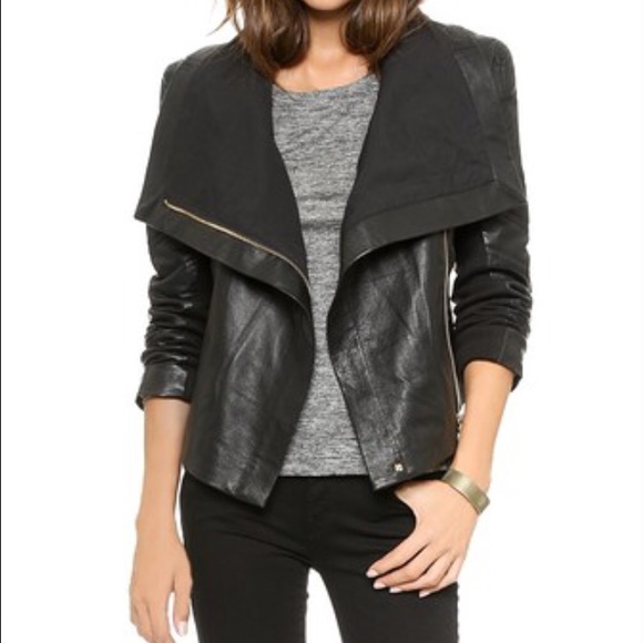 6 Shore Road Chloe Leather Jacket - Medium