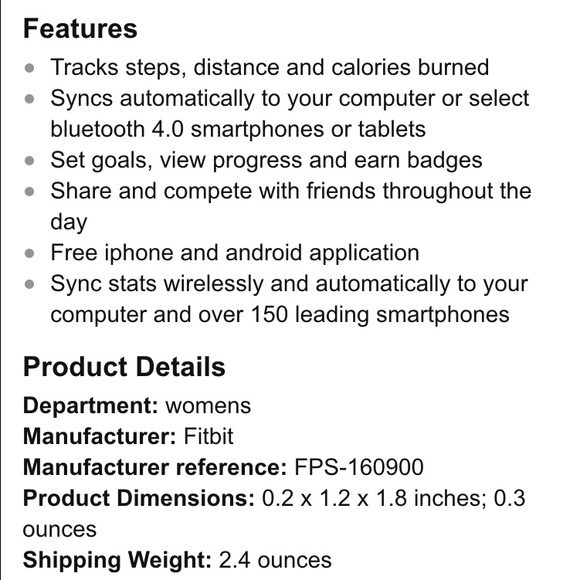 Fitbit zip wireless activity tracker - Picture 2 of 4