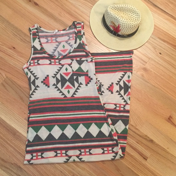 Blu Pepper Dresses & Skirts - Blu Pepper Aztec Print Dress