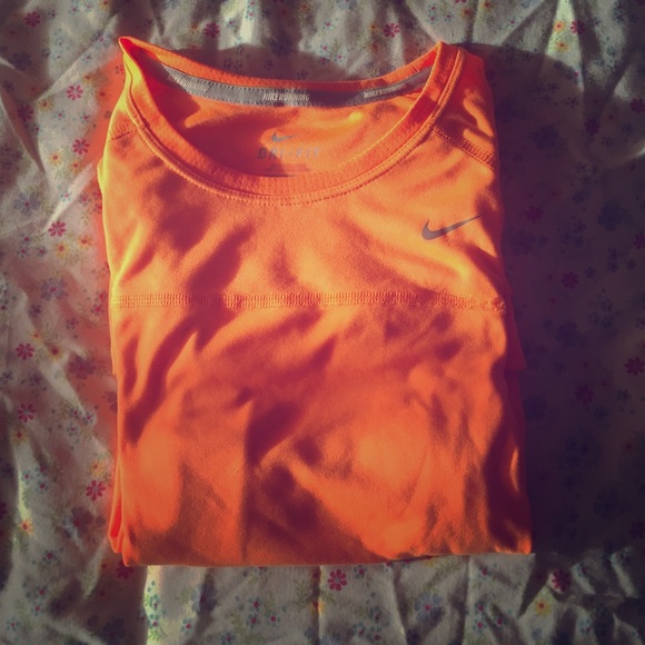 Orange Nike Dri-Fit top!