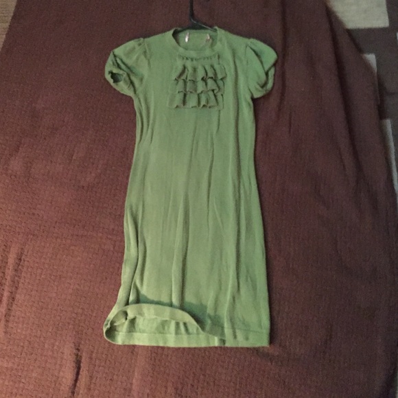 Very 50's dress, lime green