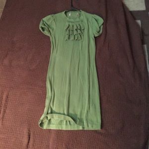 Very 50's dress, lime green