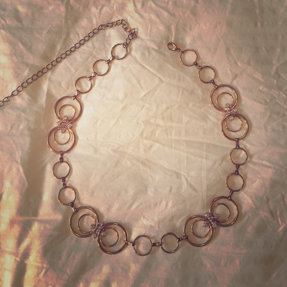 Gold chain belt