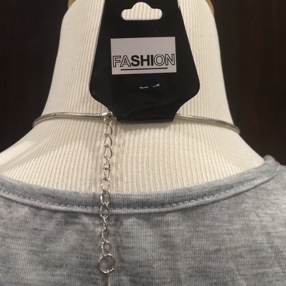 Turquoise Silver Plated Necklace - Picture 4 of 4