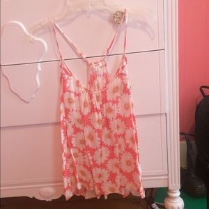 Flowered summer tank