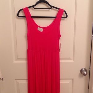 Jersey knit maxi dress