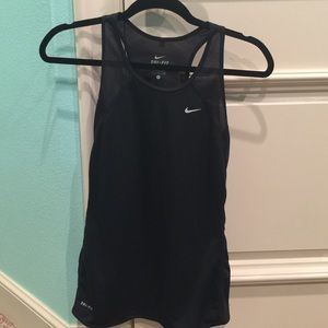 Nike racer back workout top