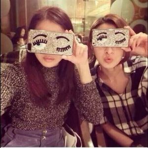 iPhone 6 eyes silver case