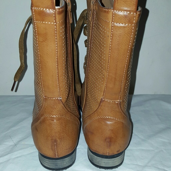 Military style boots - Picture 3 of 4