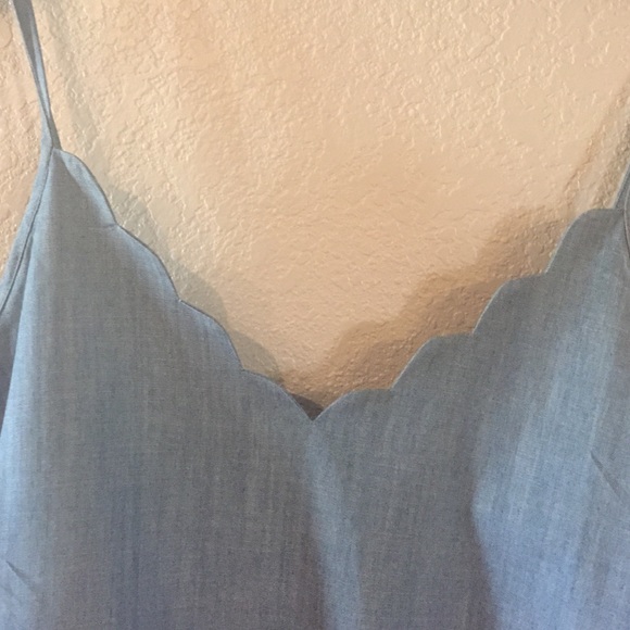 SOLD!!    NEW Chambray romper - Picture 2 of 3
