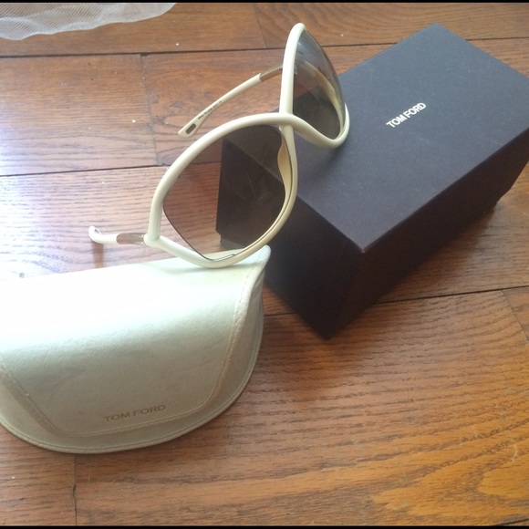 Tom Ford Whitney Sunglasses- Cream
